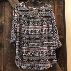 3/4 sleeve women’s blouse